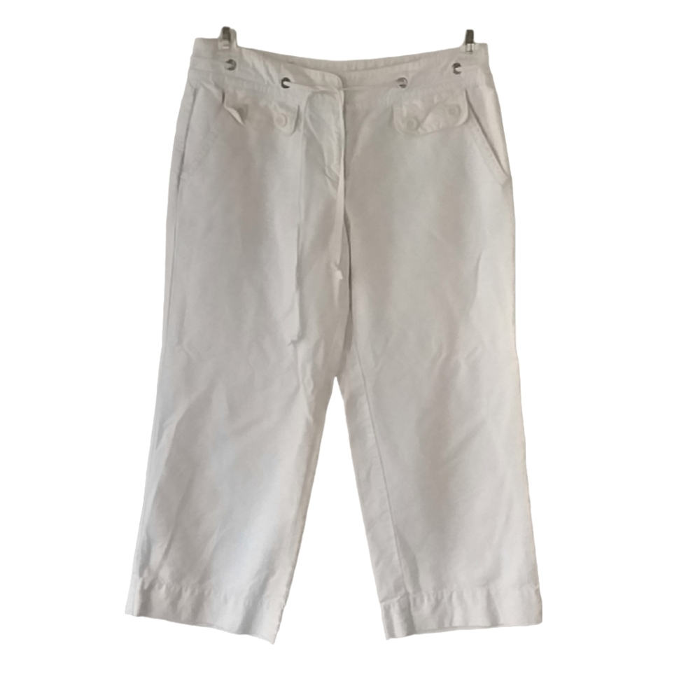 Ann Taylor Wide Leg Cropped Trousers